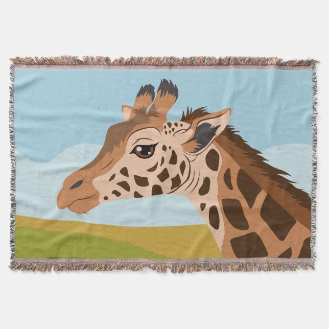 Giraffe Throw Blanket (Front)