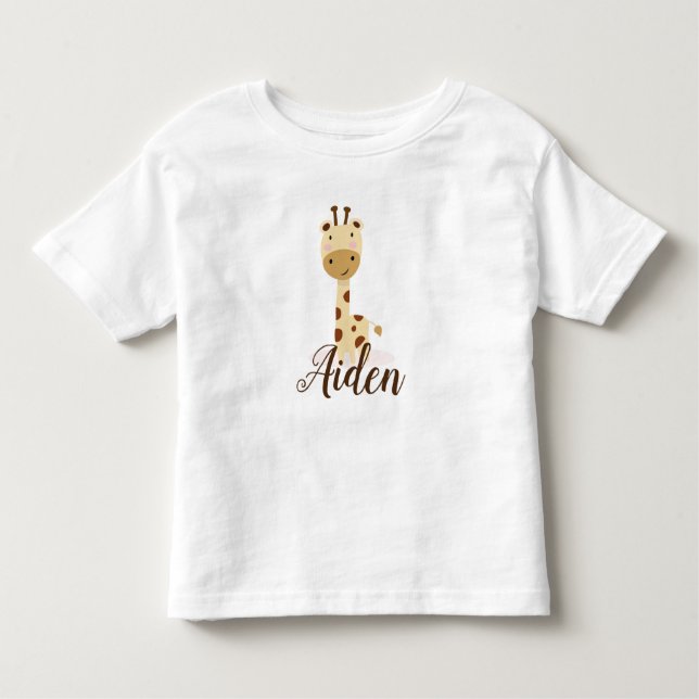 Giraffe Toddler T-Shirt (Front)