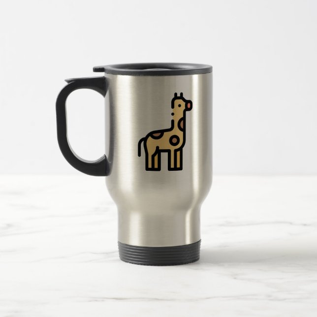 Giraffe Travel Mug (Left)