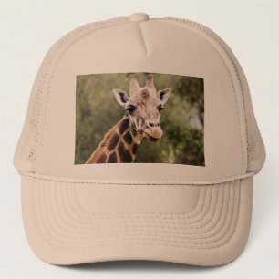 Giraffe trucker's cap