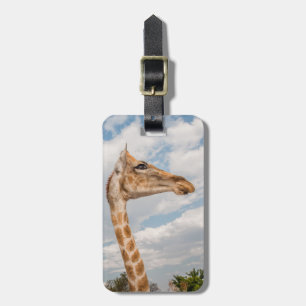 Giraffe up Close Luggage Tag