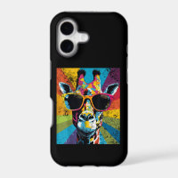 Giraffe Vintage Sunglasses Funny African Animal