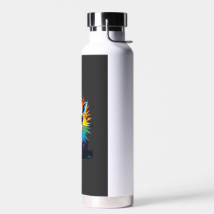 Giraffe Vintage Sunglasses Funny African Animal Lo Water Bottle