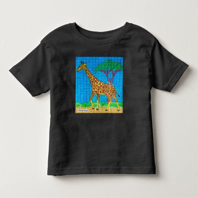 Giraffe (vivid) - Toddler T-Shirt (Front)
