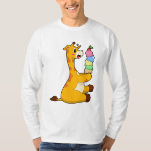 Giraffe Waffle ice cream T-Shirt