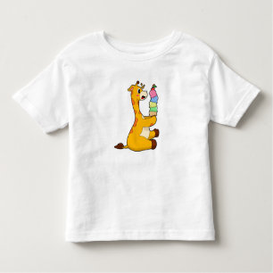 Giraffe Waffle ice cream Toddler T-Shirt