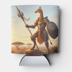 Giraffe warrior can cooler