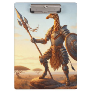 Giraffe warrior clipboard