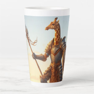 Giraffe warrior latte mug