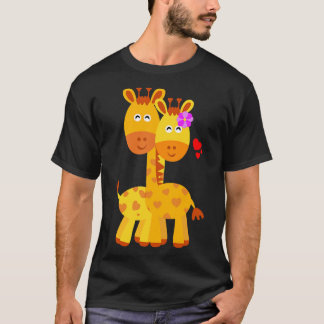 Giraffe Wedding Anniversary Engagement Classic T-S T-Shirt