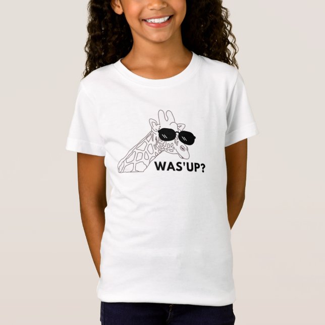 Giraffe What's Up  T-Shirt (Front)