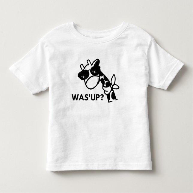 Giraffe What's Up Toddler T-Shirt (Front)