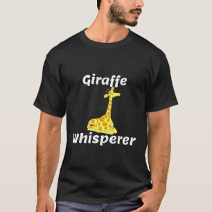 Giraffe Whisperer Turtle T-Shirt