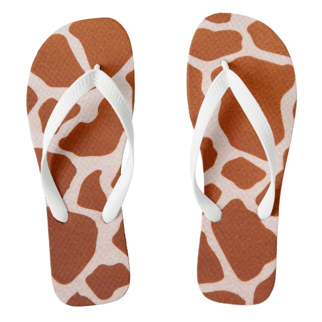 Giraffe Wild Print Jandals (Footbed)