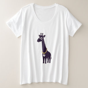 Giraffe with a Broken Heart Plus Size T-Shirt