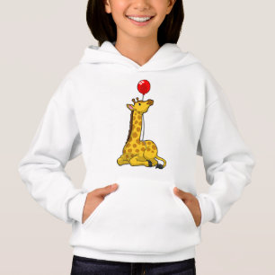 Giraffe with Balloon
