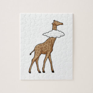 Giraffe with Cloud Jigsaw Puzzle