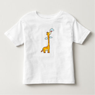 Giraffe with Clouds Toddler T-Shirt