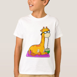 Giraffe with Coconut T-Shirt