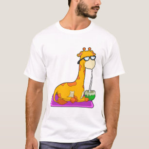 Giraffe with Coconut T-Shirt