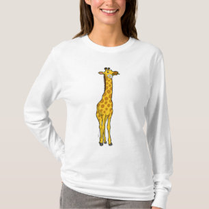 Giraffe with Daisy T-Shirt
