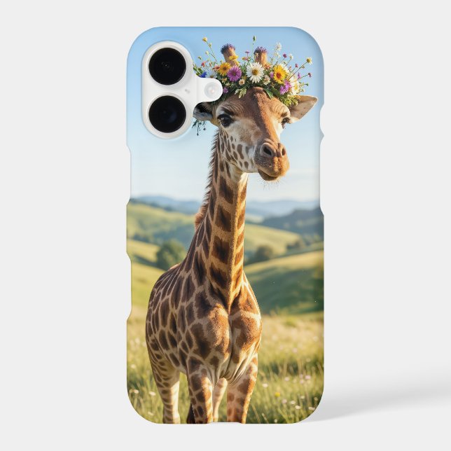 Giraffe with Floral Crown (Back)