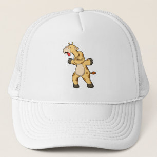Giraffe with Knot in Neck Trucker Hat