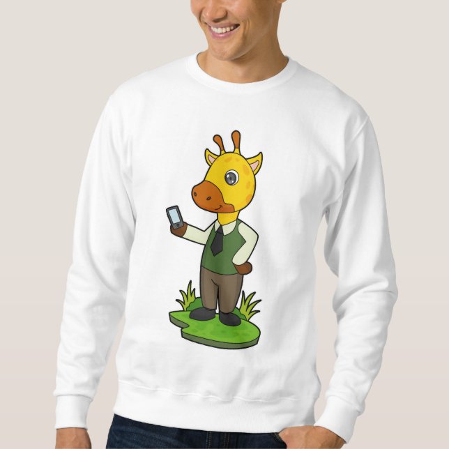 Giraffe with Mobile Sweatshirt (Front)