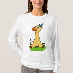 Giraffe with Party hat T-Shirt