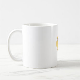 Giraffe With Popcorn Cartoon Animal Humour Coffee Mug