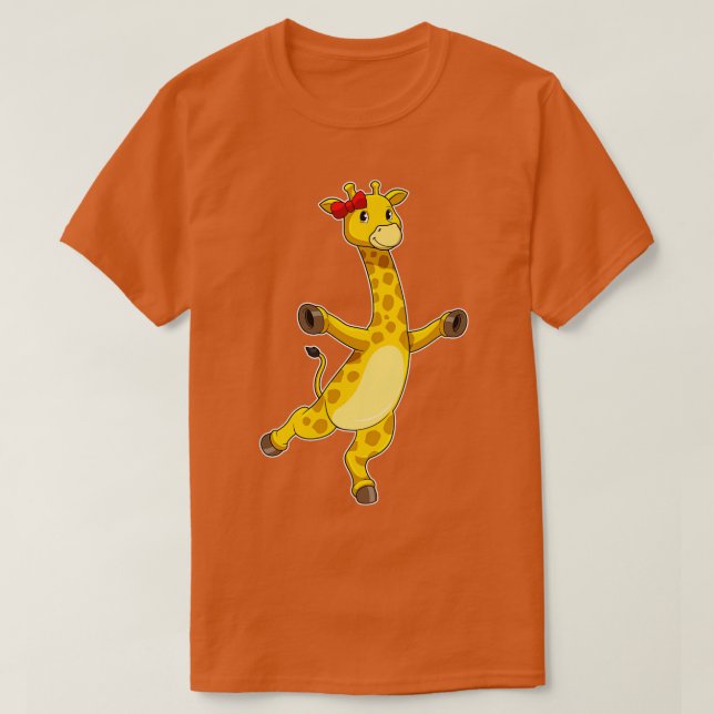 Giraffe with Ribbon T-Shirt (Design Front)