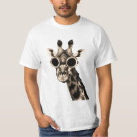 Giraffe With Steampunk Sunglasses Goggles