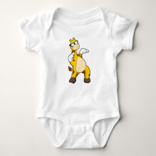 Giraffe with Sunglasses Baby Bodysuit