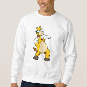 Giraffe with Sunglasses Sweatshirt