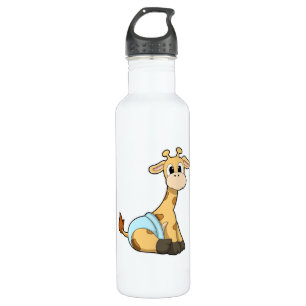 Giraffe with Underpants 710 Ml Water Bottle