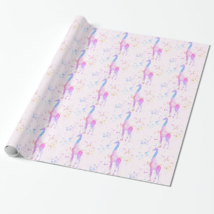Giraffe Wrapping Paper