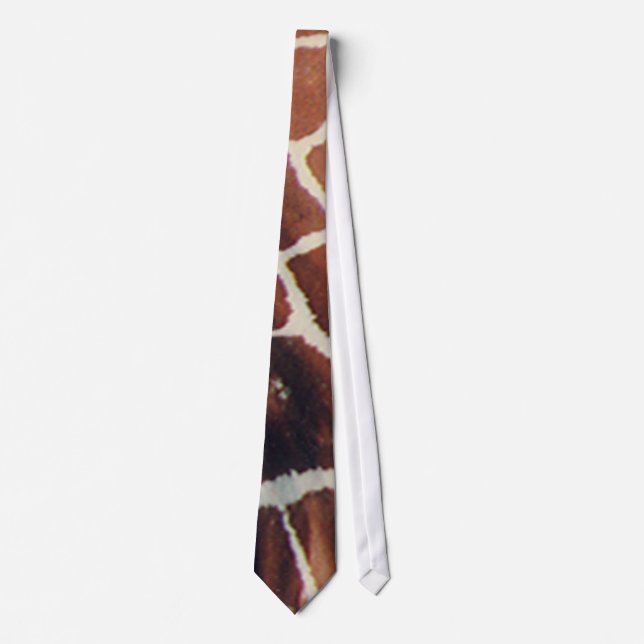giraffepattern tie (Front)