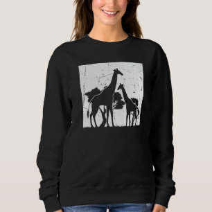 Giraffes African Giraffe Zoo Animal Giraffe   Sweatshirt