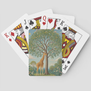 Giraffe's Canopy Playing Cards