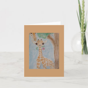 giraffes card
