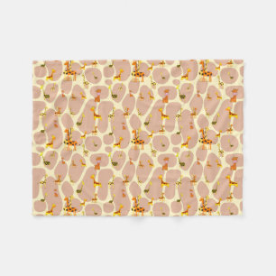 Giraffes Fleece Blanket