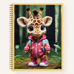 "Giraffe's Fun Day Out" Notebook