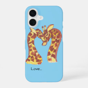 Giraffes in Love iPhone 16 Case