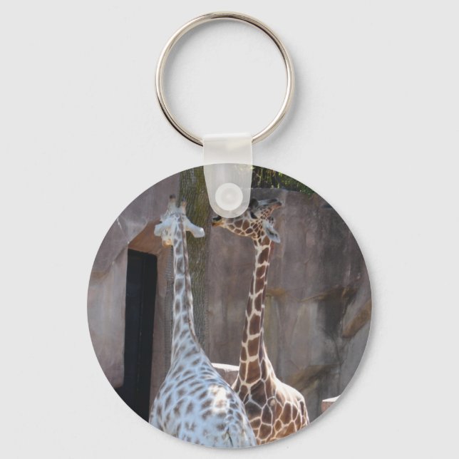 Giraffes Key Ring (Front)