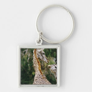 Giraffes Key Ring