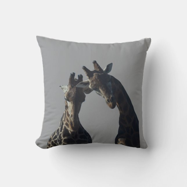 Giraffe's looking at you cushion (Front)