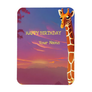  Giraffes  Magnet