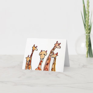 Giraffes • Max Hutcheson, Age 11 Card