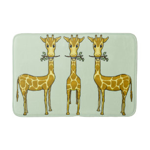 Giraffes Medium Bath Mat
