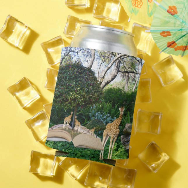 Giraffes On A Story Book, Can Cooler (In Situ Summer)